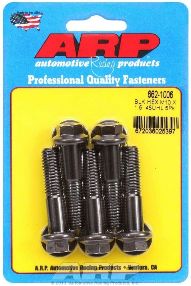 Autoracing Products 662-1006 Bolt Kit - 6pt. (5) 10mm x 1.5 x 45mm