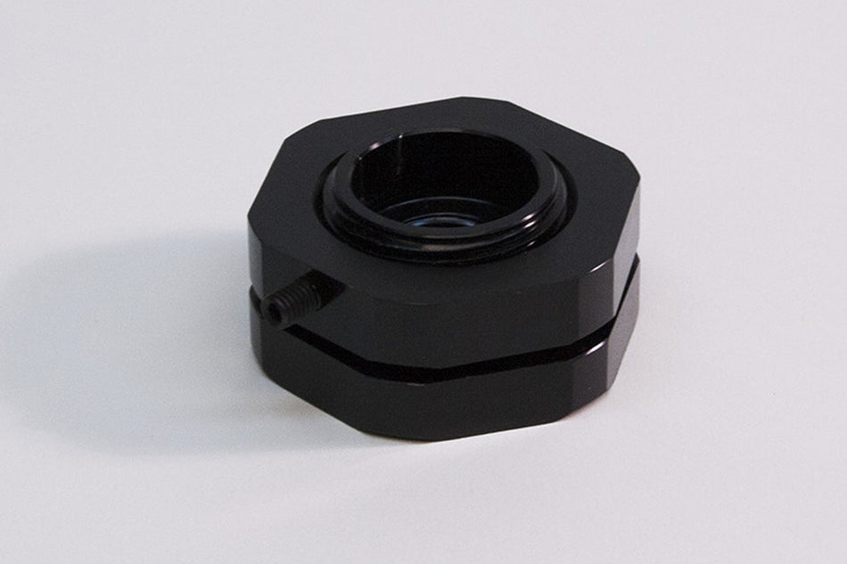 PRW 4120477 Black Billet Aluminum Screw-in Type Valve Cover Fitting Adapter with O-Ring Seals
