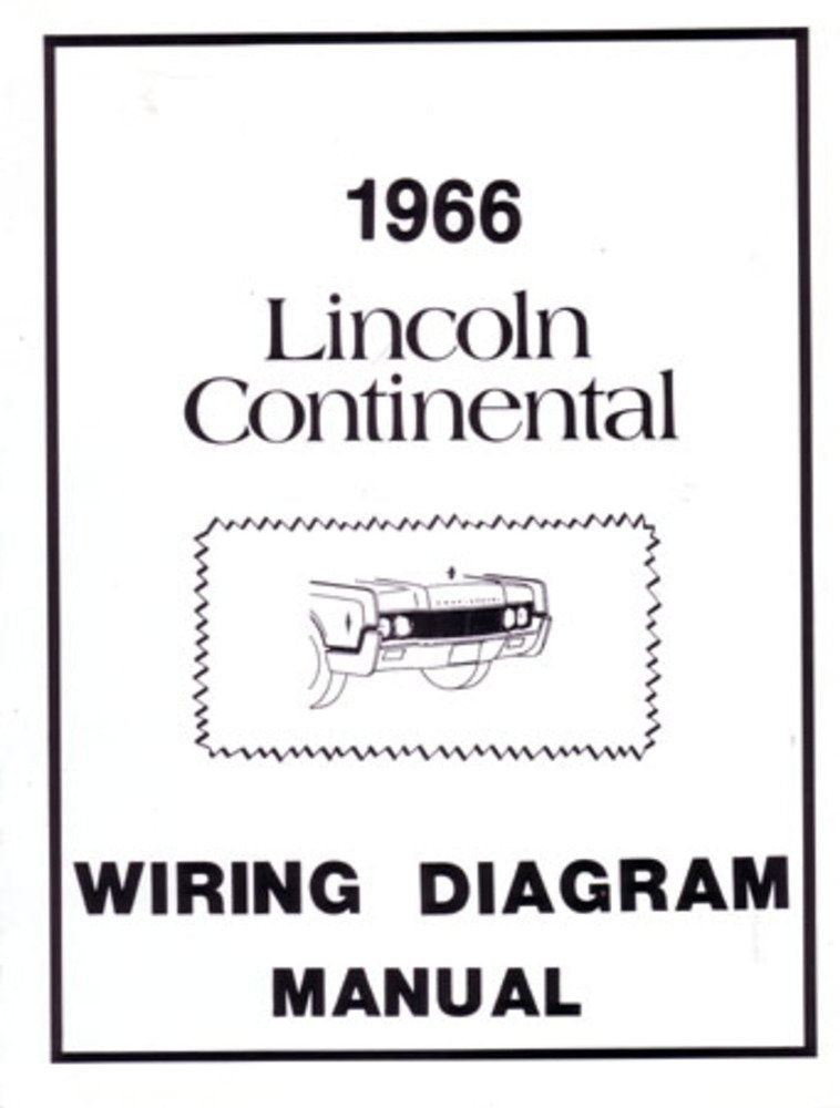 bishko automotive literature 1966 Lincoln Electrical Wiring Diagrams Schematics Drawings Color Codes Factory
