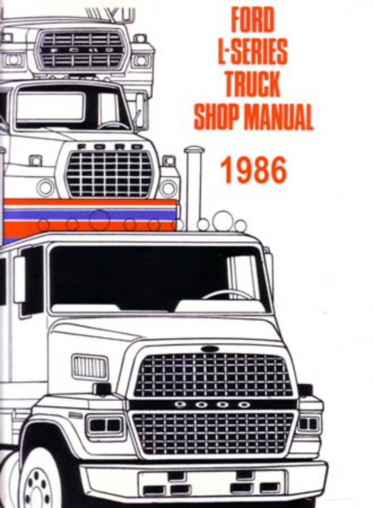 bishko automotive literature 1986 Ford L-Series Truck Shop Service Repair Manual Book Engine Wiring OEM