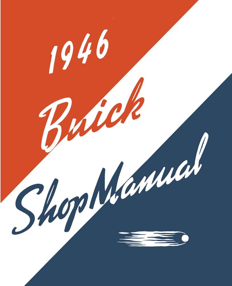 bishko automotive literature 1946 Buick Shop Service Repair Manual (Supplement to 1942) Book Engine Wiring