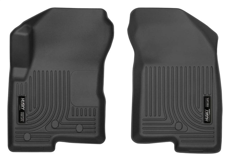 Husky Liners - Weatherbeater | Fits 2007 - 2012 Dodge Caliber, 2007 - 2017 Jeep Compass, Jeep Patriot - Front Liners - Black, 2 pc. | 13001