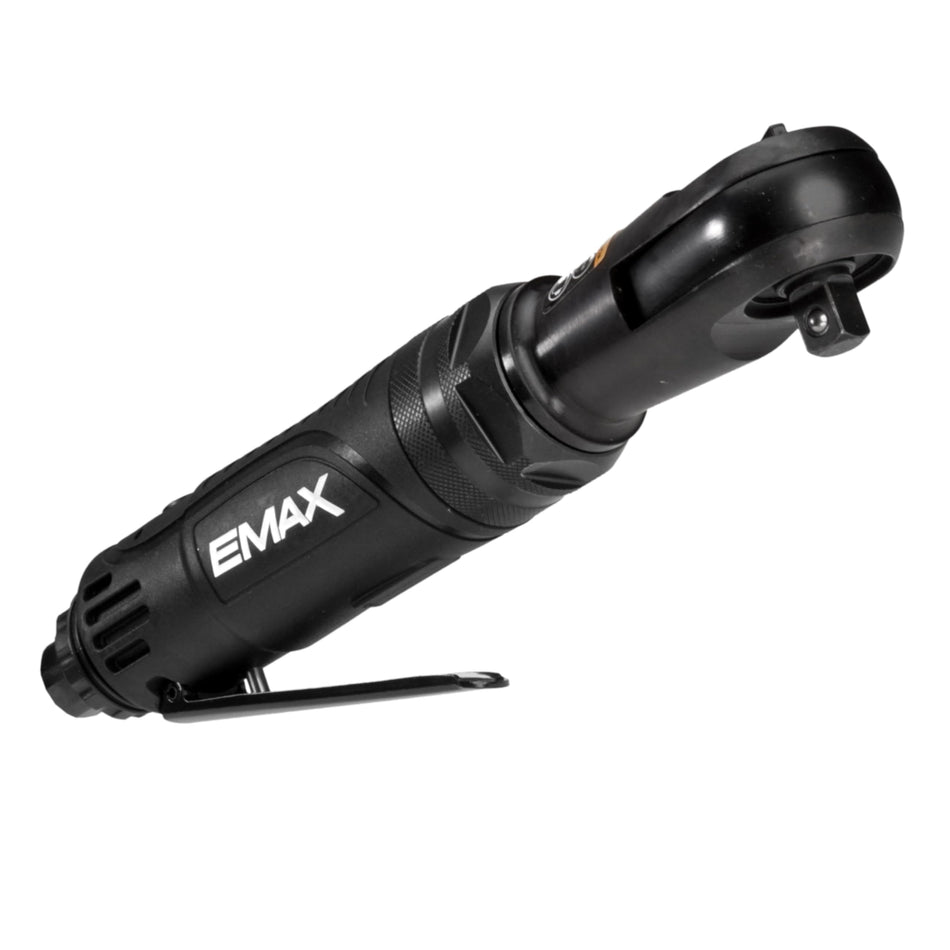 EMAX Air Impact Ratchet - 3/8 Drive Pneumatic Mechanic Tool with 60 ft lbs Max Torque & 200 RPM - EATRT03S1P