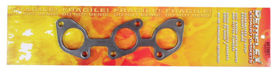 Remflex 7007 Exhaust Gasket for Toyota V6 Engine, (Set of 2)