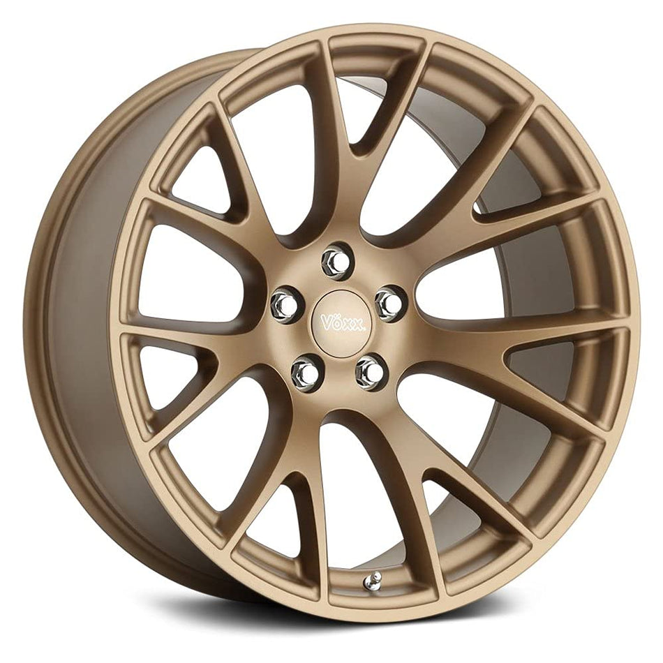 Voxx Replica HELLCAT Custom Wheel - 20x11, 3 Offset, 5x114.3 Bolt Pattern, 71.6mm Hub - Matte Bronze Rim