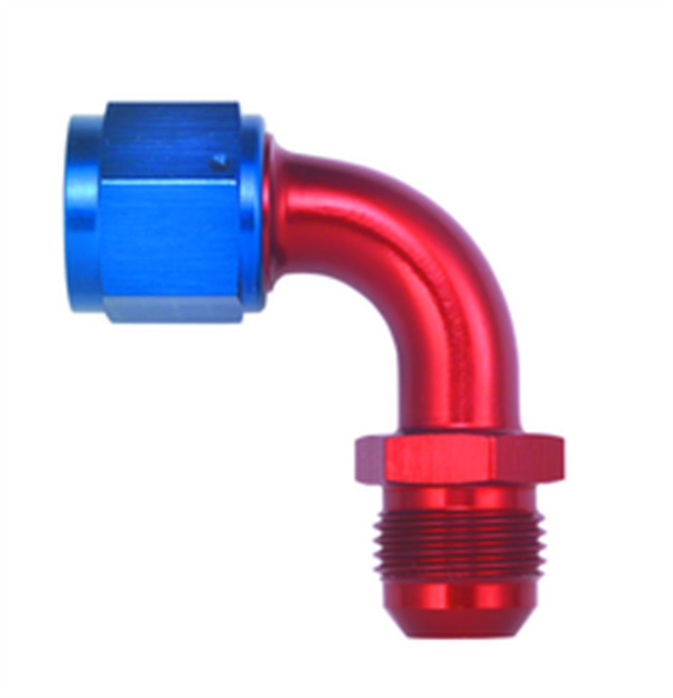 Aeroquip FBM3156 90 deg. Male To Female Swivel Flare -8AN Dash Size x -8AN Dash Size Aluminum Bulk Packaged 90 deg. Male To Female Swivel Flare
