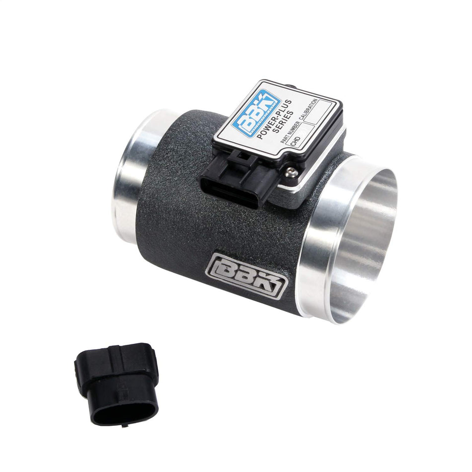 BBK 8003 76mm Mass Air Flow Meter MAF Sensor Calibrated For 24 lb Injectors, Factory Air Box Calibration for Ford Mustang 5.0L