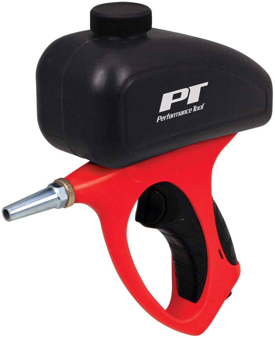 Performance Tool M545 Spot Media Blaster Kit with 510ml Hopper, 5mm Nozzle, Lightweight and Durable Gun Body, Includes Blast Media