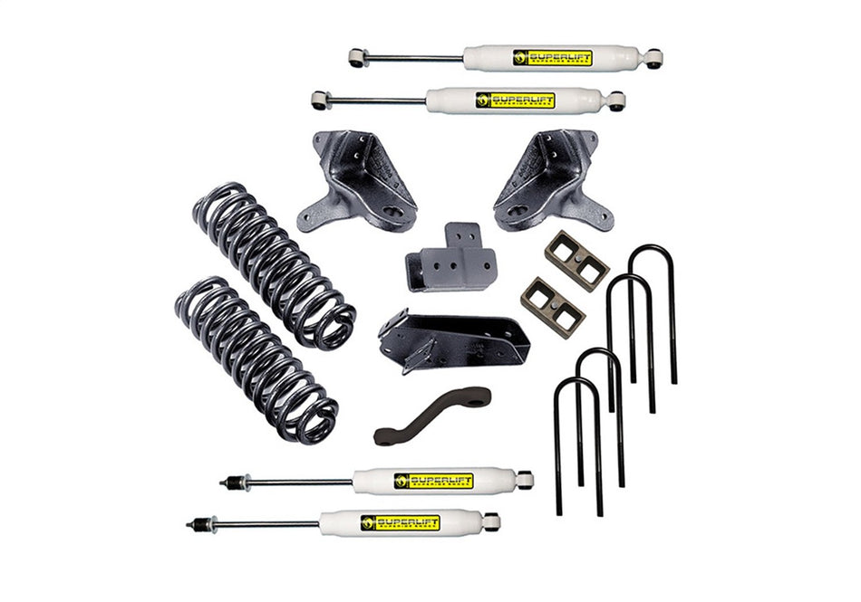 RealTruck SUPERLIFT SUSPENSION 3.5" Lift Kit for Ford F-250 | Complete Lift Kit with Front & Rear Shadow Series Shocks | K571 | Fits 1980-1997 Ford F-250 2WD with 351 Engine
