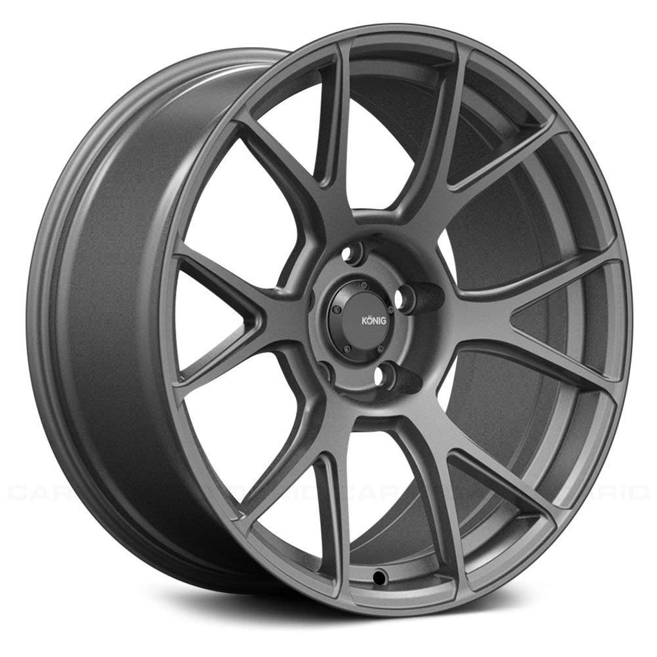 KONIG Ampliform Wheels Dark Metallic Graphite Aluminum (1 x 1. inches /5 x, 1 inches Offset)