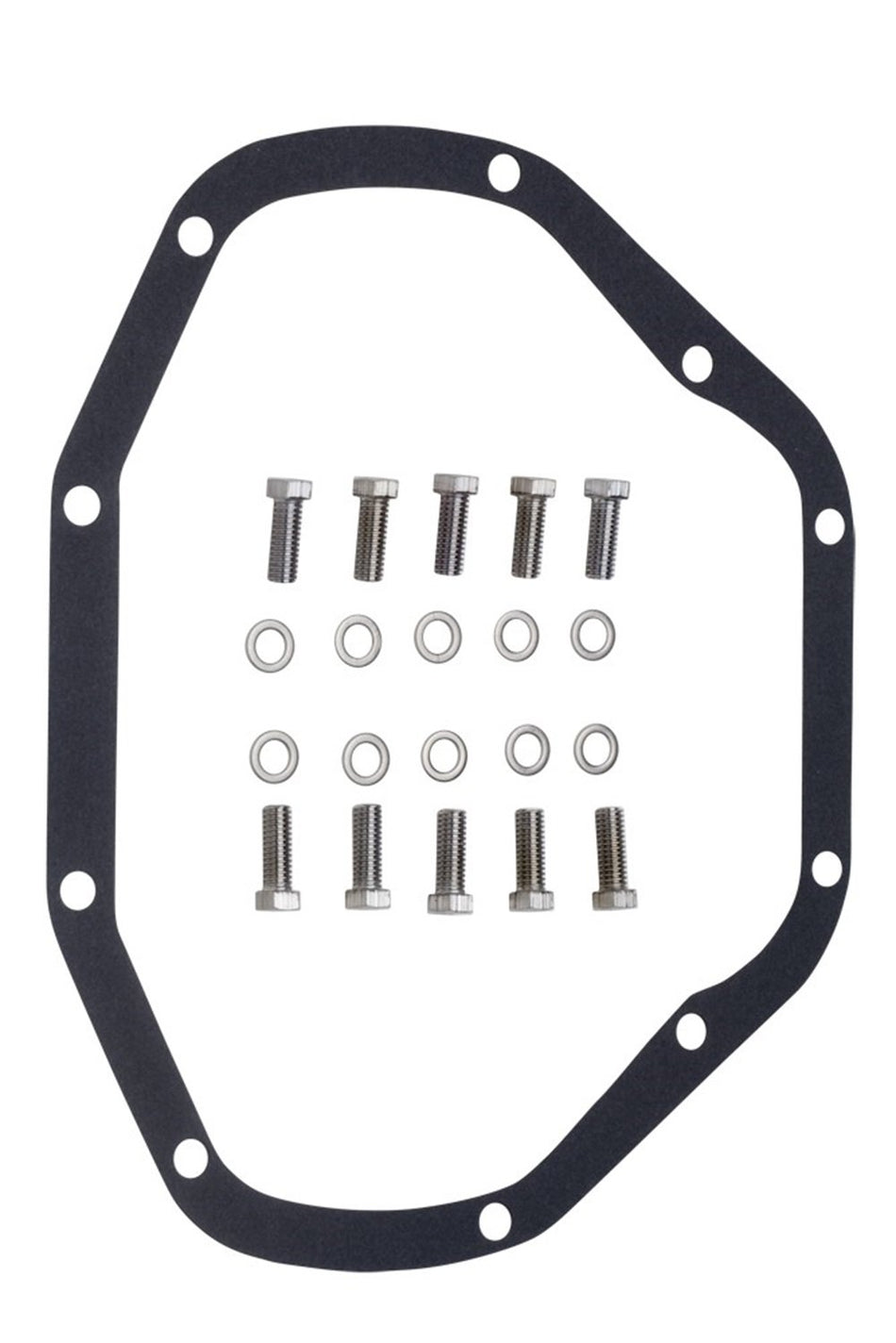 TRANS-DAPT PERFORMANCE - DANA 80 DIFFERENTIAL COVER KIT -BLACK POWDER COATED ALUMINUM (9941)