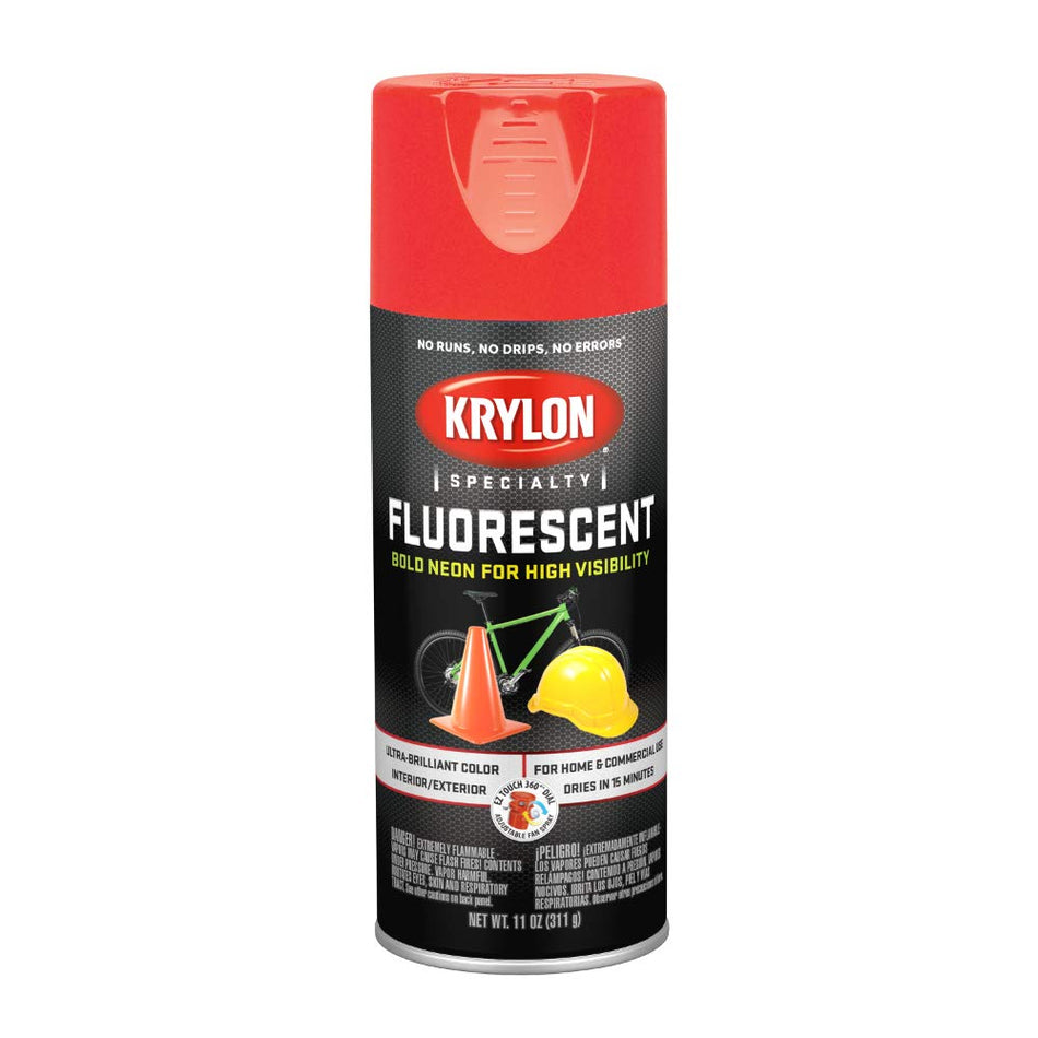 Krylon 3101 SW03101 Paint Spray Flou Orange 11Oz Aerosol Red