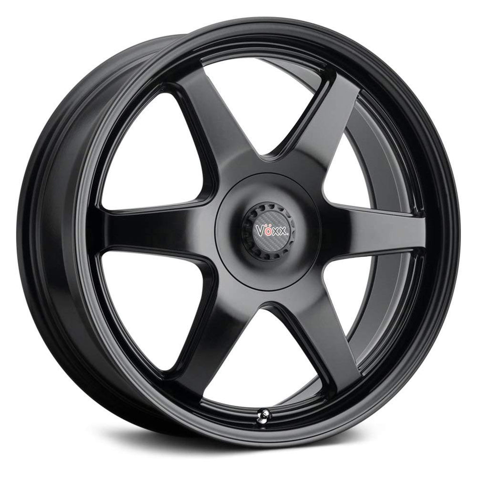 Voxx RIVA Custom Wheel - 20x8.5, 20 Offset, 5x114.3 Bolt Pattern, 74.1mm Hub - Matte Black Rim