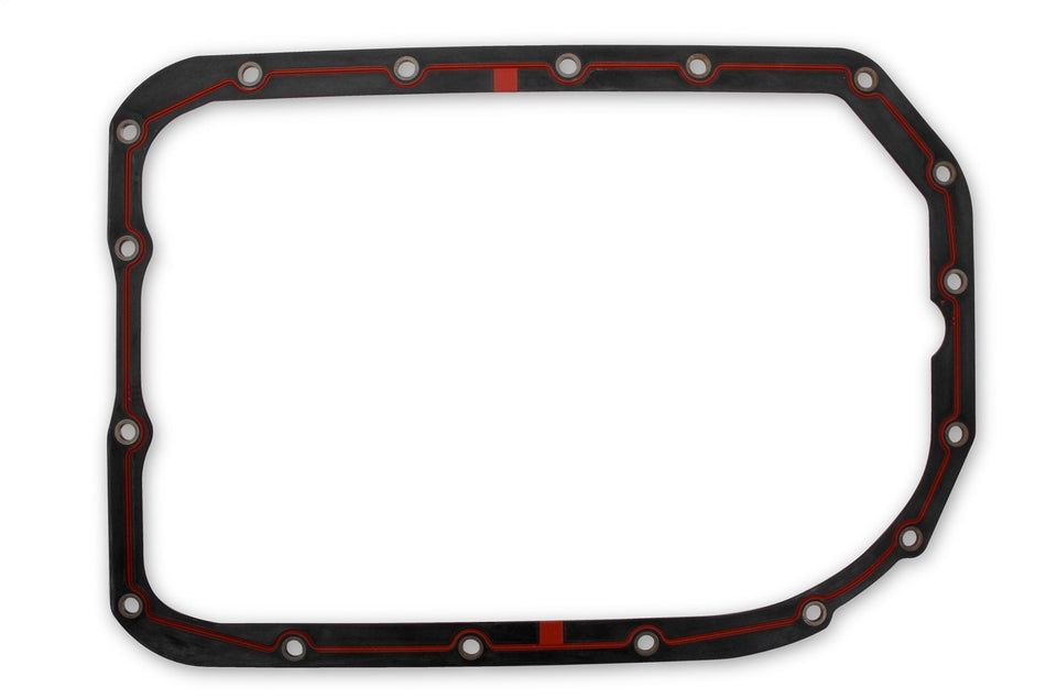 Mr Gasket 61085MRG Automatic Transmission Oil Pan Gasket Molded Rubber Over Glass Filled Nylon Carrier Reusable Gasket Automatic Transmission Oil Pan Gasket