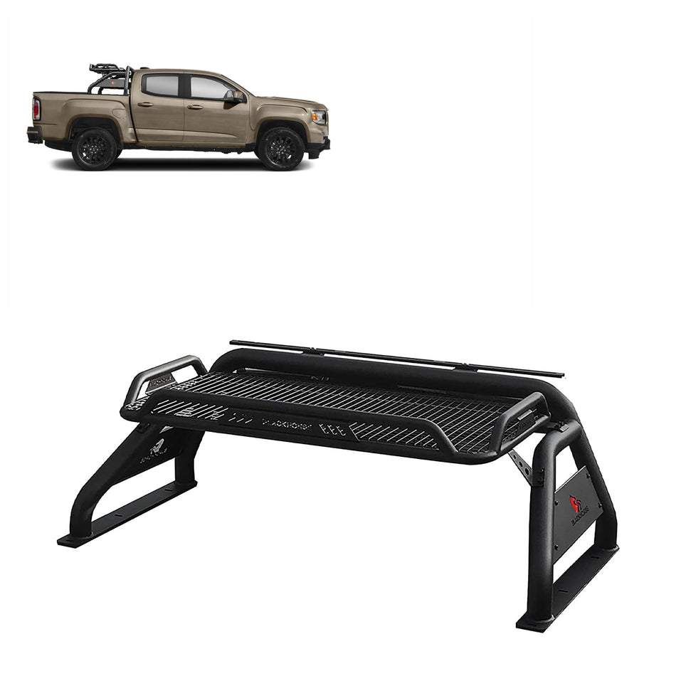Black Horse Atlas Roll Bar Black Compatible with 2015-2022 Chevrolet Colorado|2015-2022 GMC Canyon-ATRB-GMCOB
