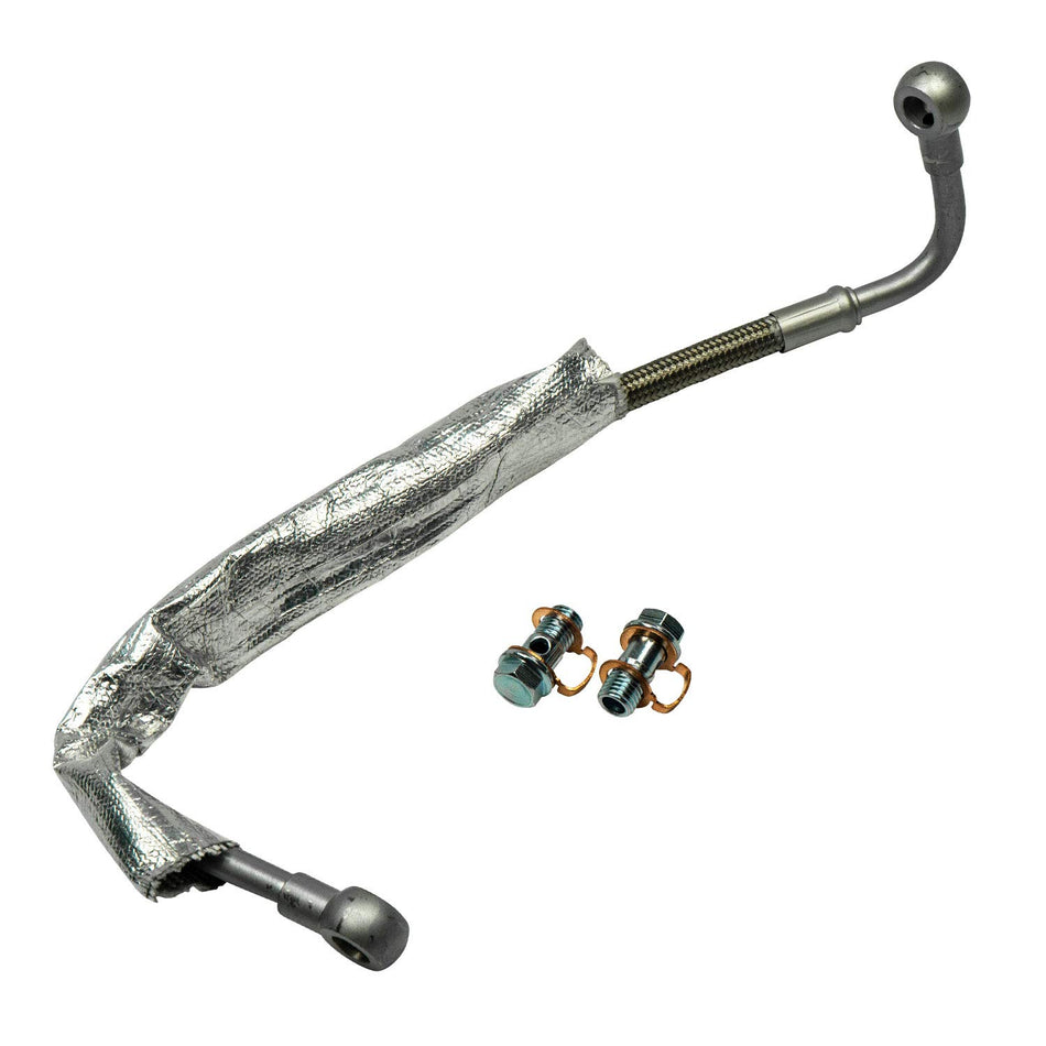Edelmann 1035 Turbo Oil Line Kit - for 2010-06 Chevrolet Express/GMC Savana, 10-04 Chevrolet Silverado/GMC Sierra / C4500 / C5500; V-8 6.6 L DIESEL ENG.