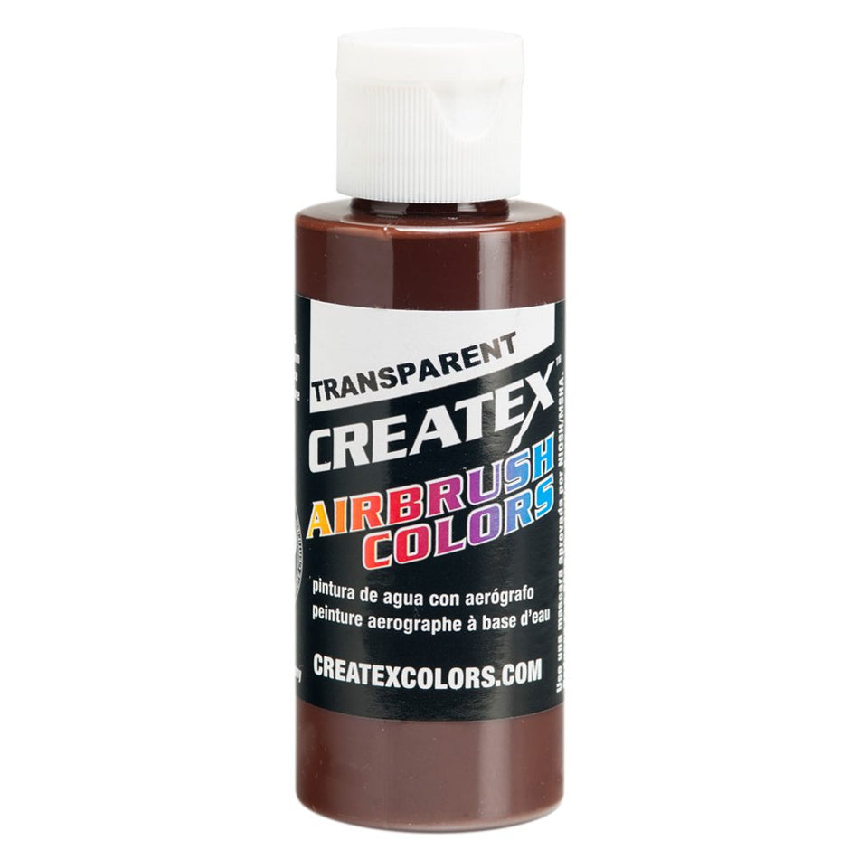 Createx 5128-GL Createx Dark Brown Transparent Airbrush Color CREATEX TRANSPARENT 1 GALLON