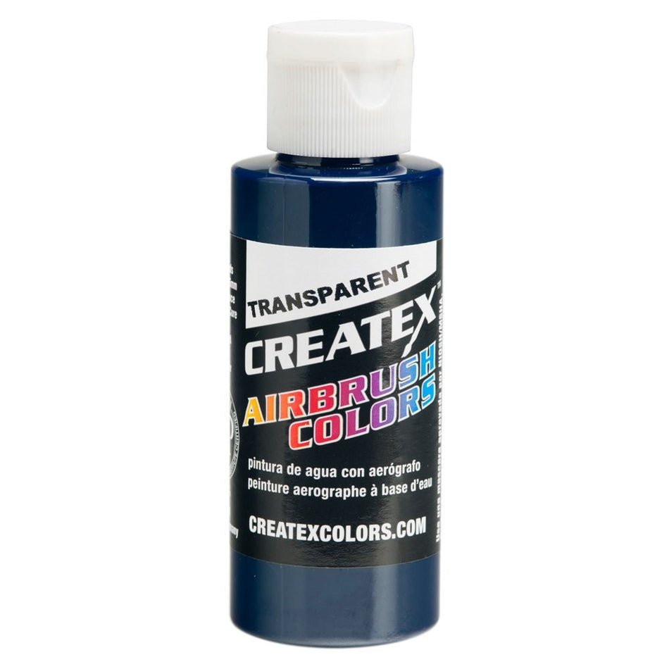 Createx 5108-QT Createx Deep Blue Transparent Airbrush Color CREATEX TRANSPARENT 32 OZ.