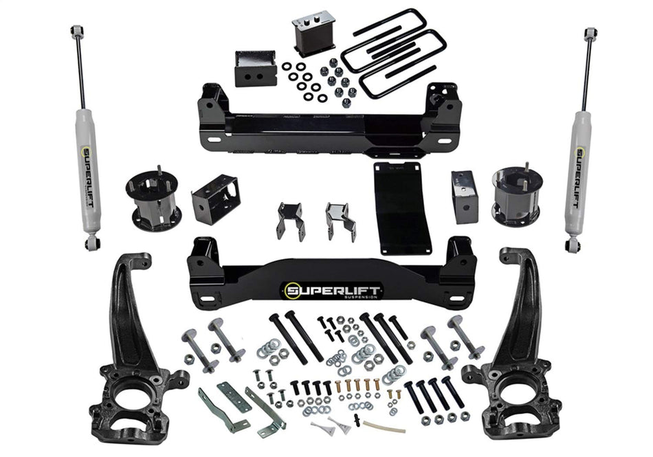 Superlift Suspension RealTruck 4.5" Lift Kit for Ford F-150 | Complete Lift Kit with Front Strut Spacers & Rear Shadow Series Shocks | K173 | Fits 2004-2008 Ford F-150