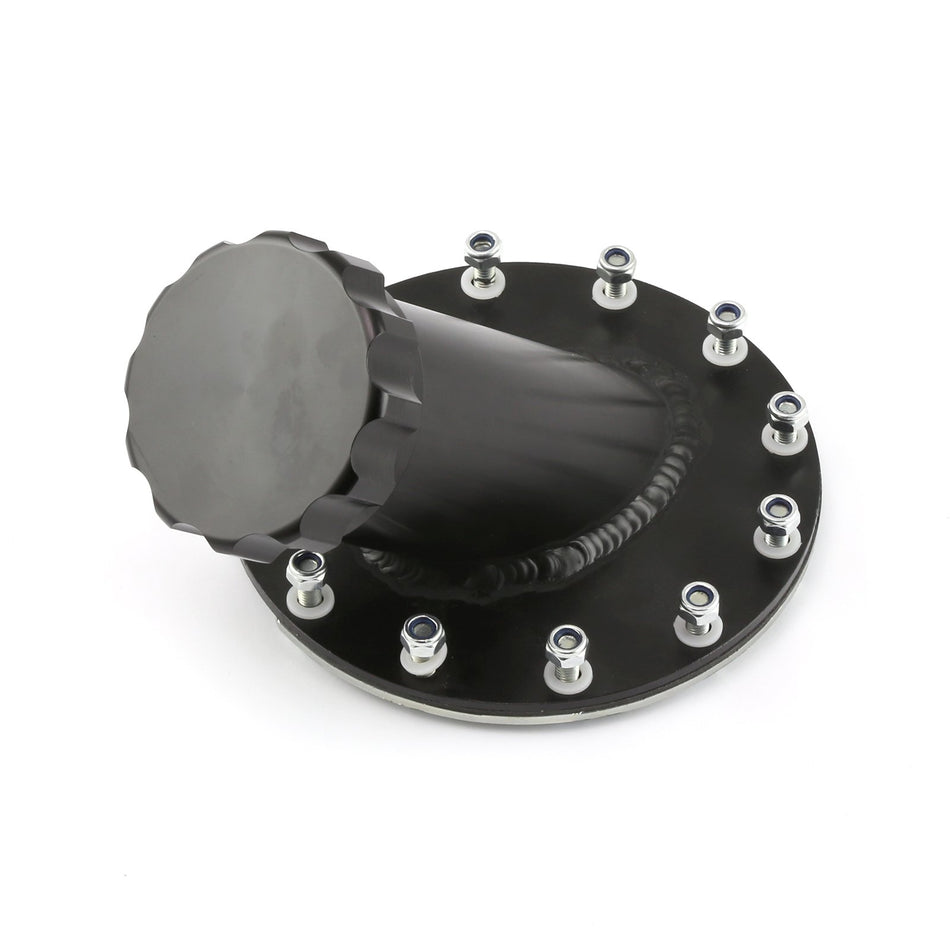 Billet 45 Degree Black Aluminum Fuel Cell Fast Filler Neck