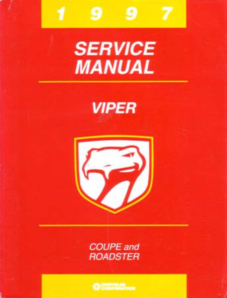 bishko automotive literature 1997 Dodge Viper Shop Service Repair Manual Book Engine Drivetrain Electrical