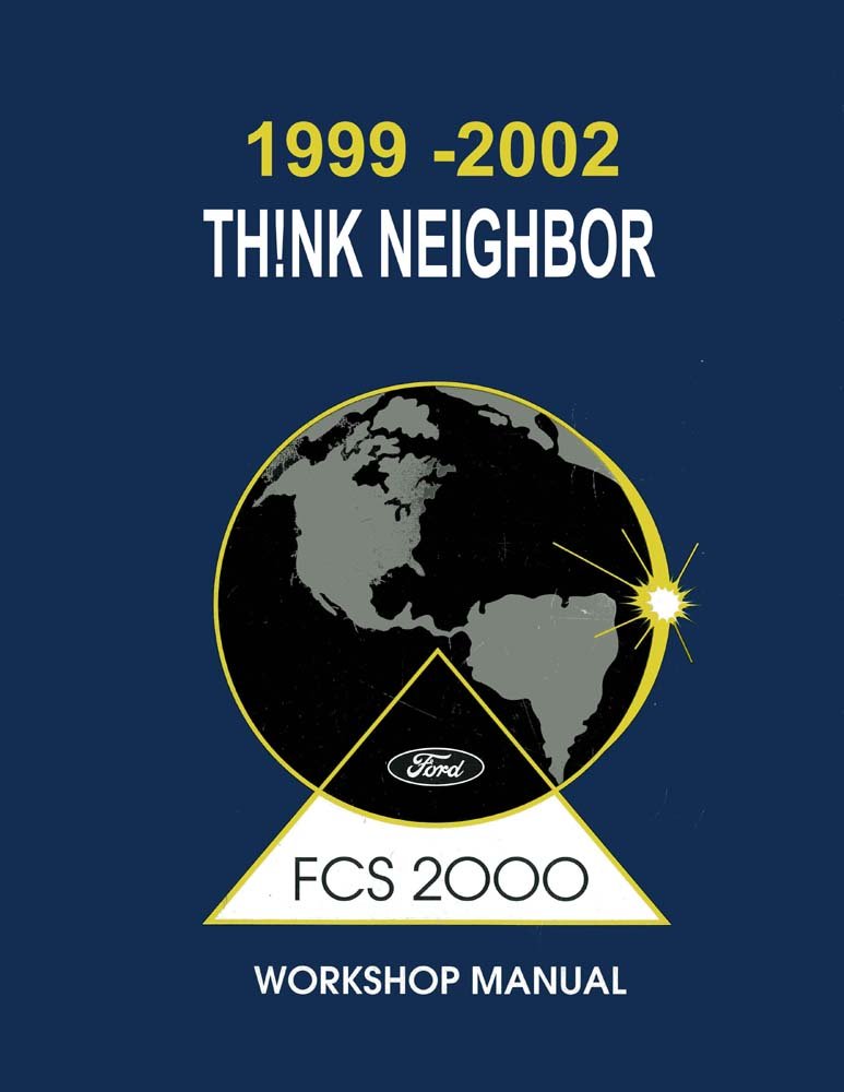 bishko automotive literature 1999 2000 2001 2002 Ford Th!nk Neighbor Shop Service Repair Book Manual OEM