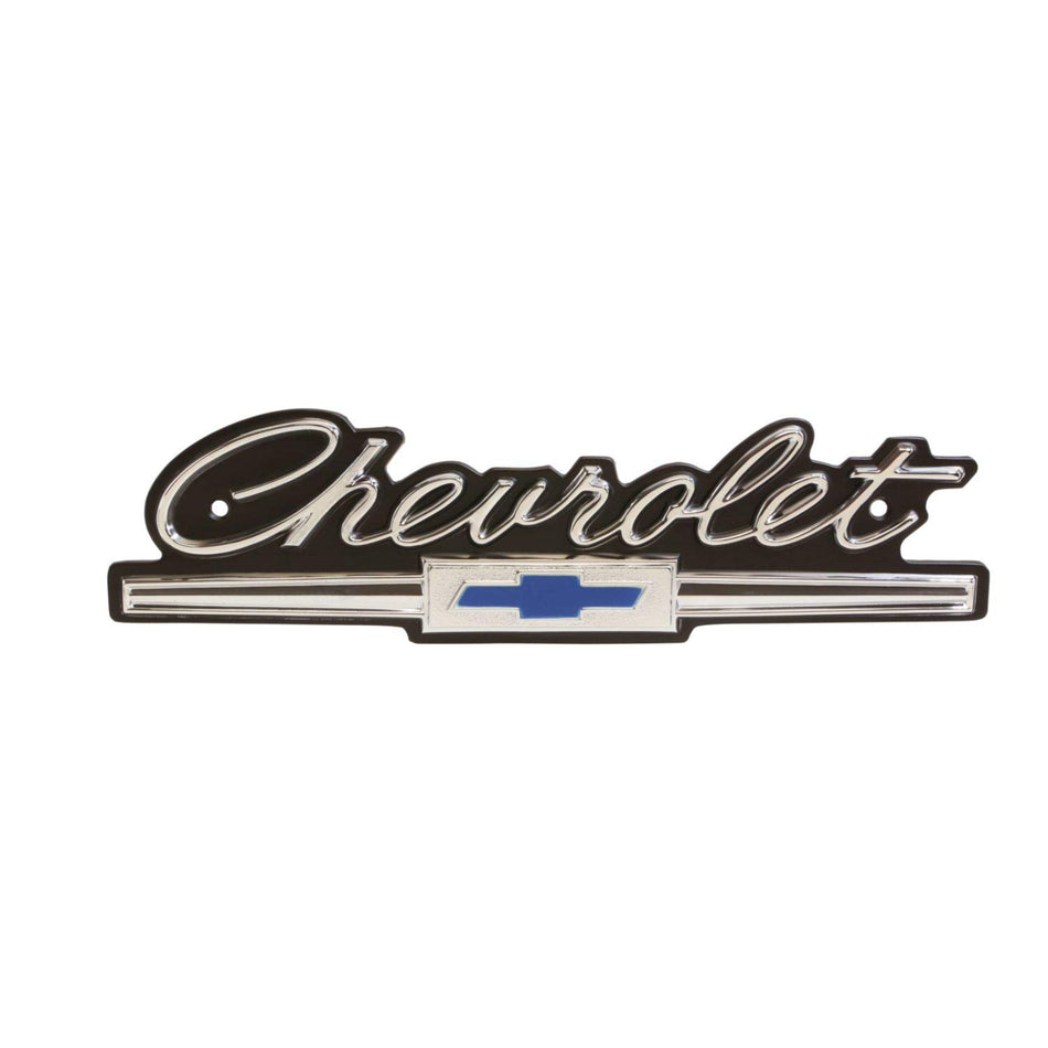 Trim Parts 2505 Grille Emblem (1966 Standard Impala u201cChevroletu201d)