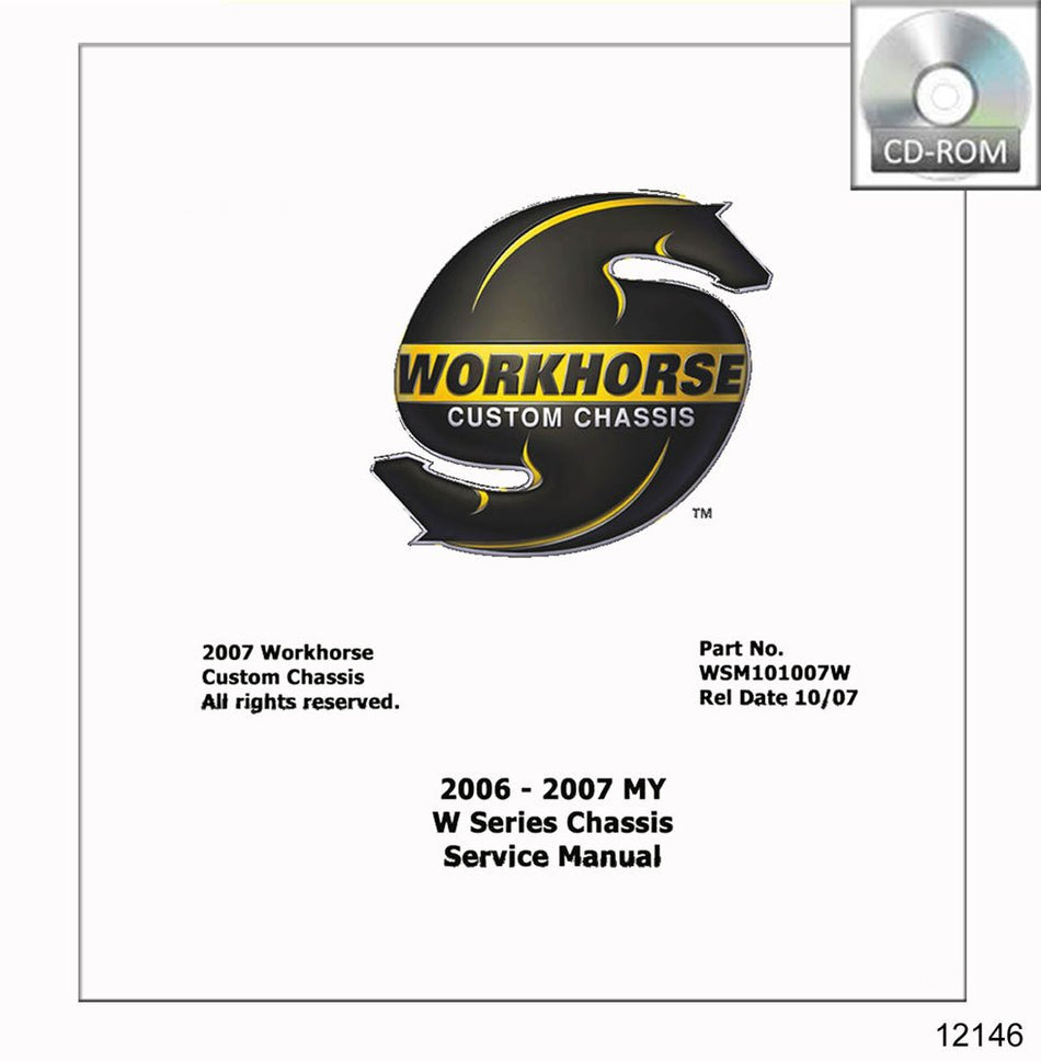 bishko automotive literature 2006 2007 Workhorse W-Series Chassis Shop Service Repair Manual CD Engine OEM