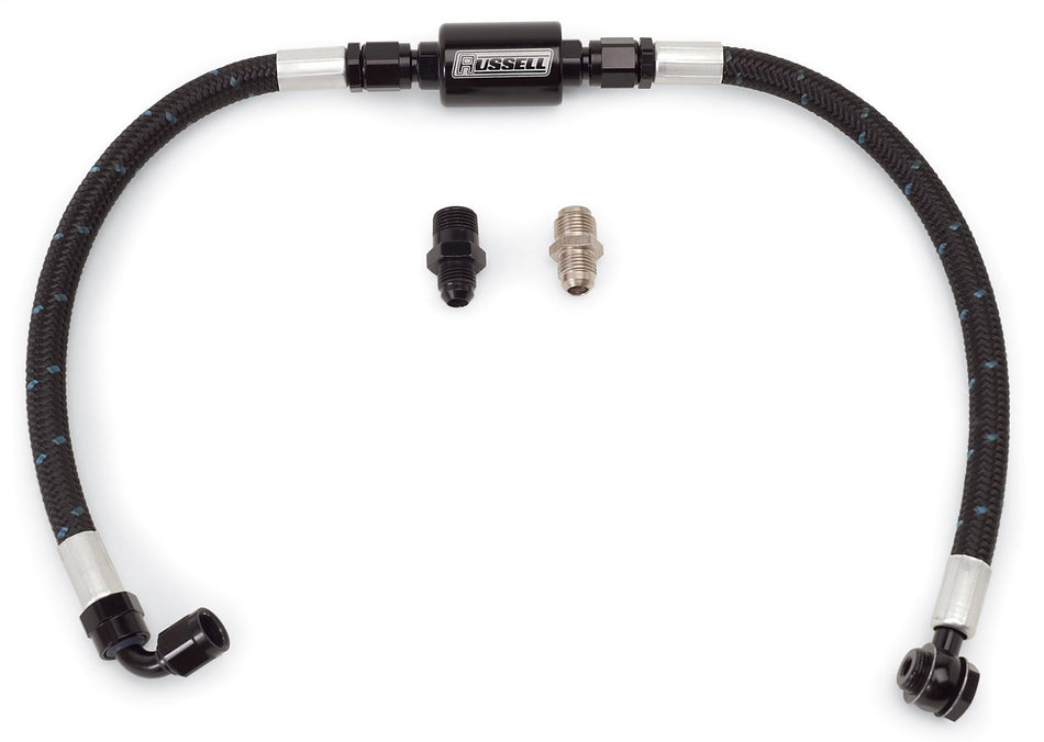 Edelbrock 8103 ProClassic Fuel Hose Complete Fuel Pump To Carb Incl. Competition Fuel Filter ProClassic Fuel Hose