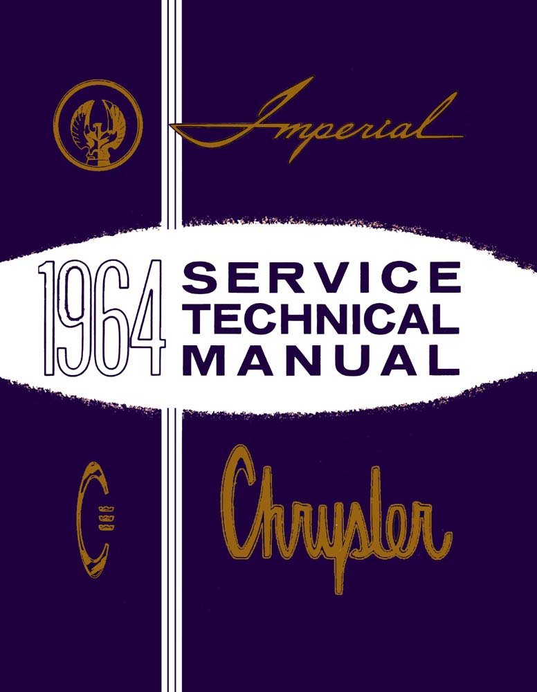bishko automotive literature 1964 Chrysler Imperial 300 New Yorker Shop Service Repair Manual Engine Wiring