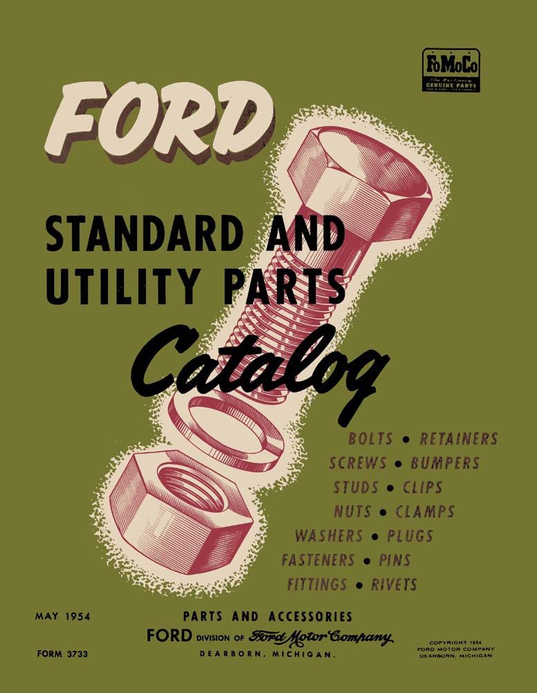 bishko automotive literature Part Numbers Guide Interchange for The 1928 1938 1948 1953 Ford Truck Standard/Utility