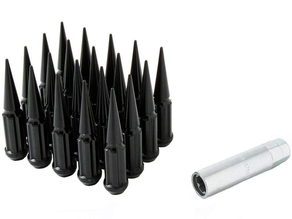 Gorilla Automotive SPK5-12150B 5 Lug 12X1.5 Spike Lug Install Kit Black