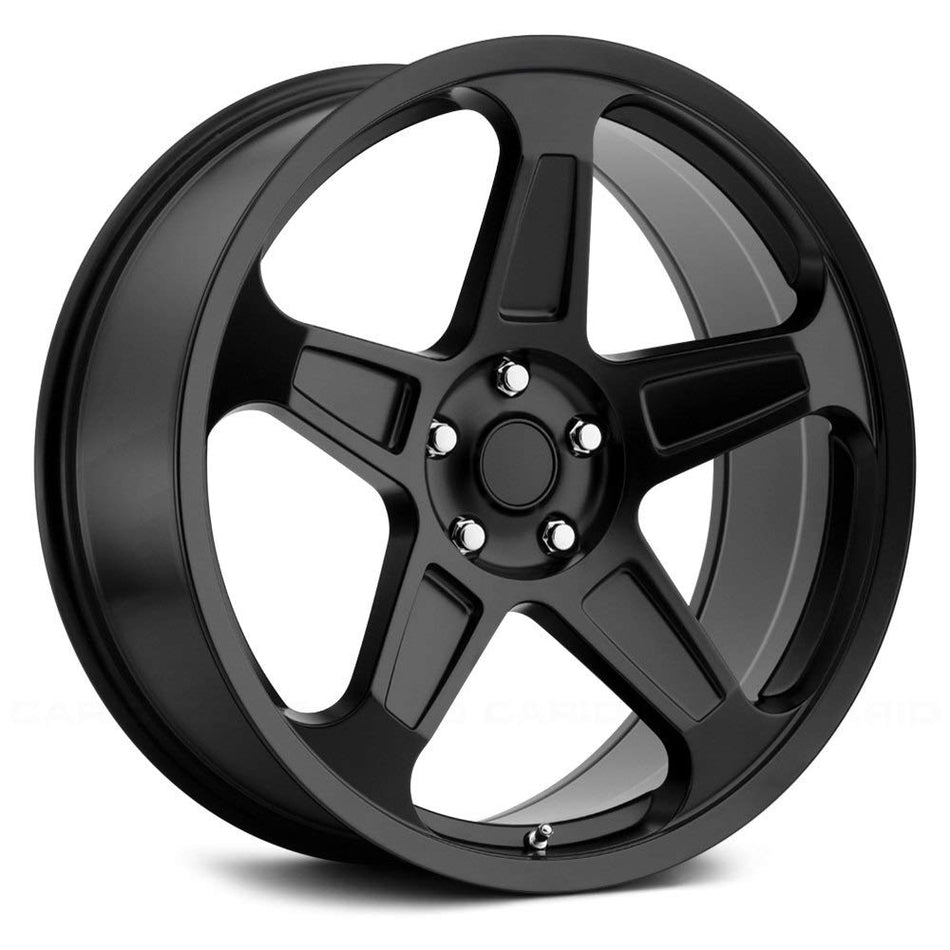 Voxx Replica Demon Custom Wheel - 22x9, 20 Offset, 5x114.3 Bolt Pattern, 71.6mm Hub - Matte Black Rim