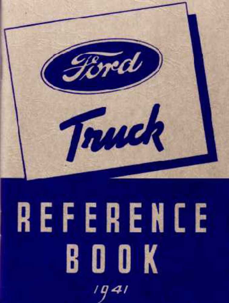 bishko automotive literature 1941 Ford Truck Owners Manual User Guide Reference Operator Book Fuses Fluids