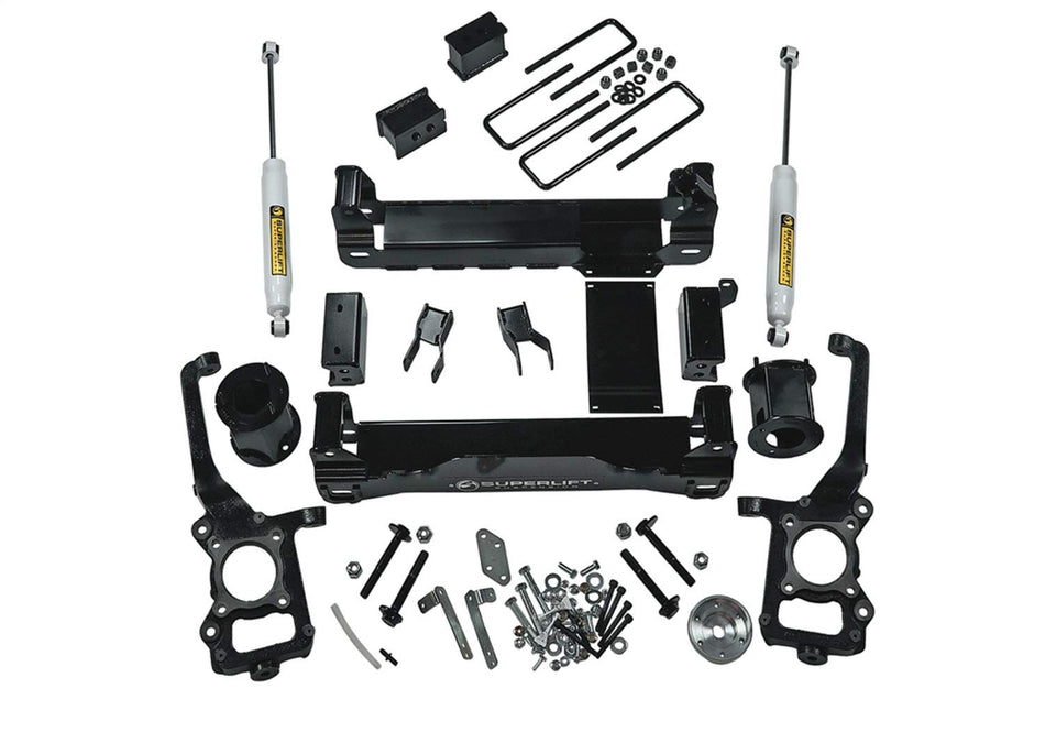 RealTruck SUPERLIFT SUSPENSION 6" Lift Kit for Ford F-150 | Complete Lift Kit with Front Strut Spacers & Rear Shadow Series Shocks | K179 | Fits 2009-2014 Ford F-150 4WD