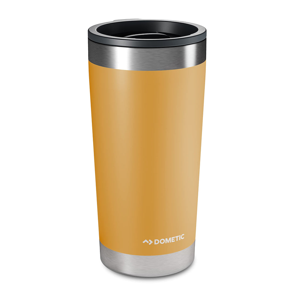 DOMETIC Thermo Tumbler, Stainless Steel, Vacuum Insulated with Splash Resistant Press-fit Function Lid (Mango, 20 Oz)
