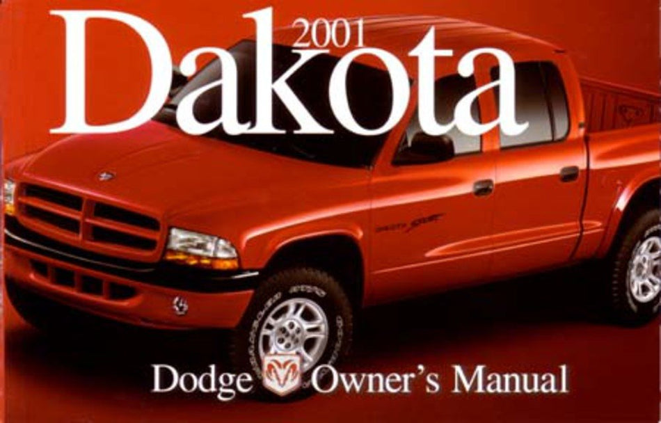 bishko automotive literature 2001 Dodge Dakota Owners Manual User Guide Reference Operator Book Fuses Fluids