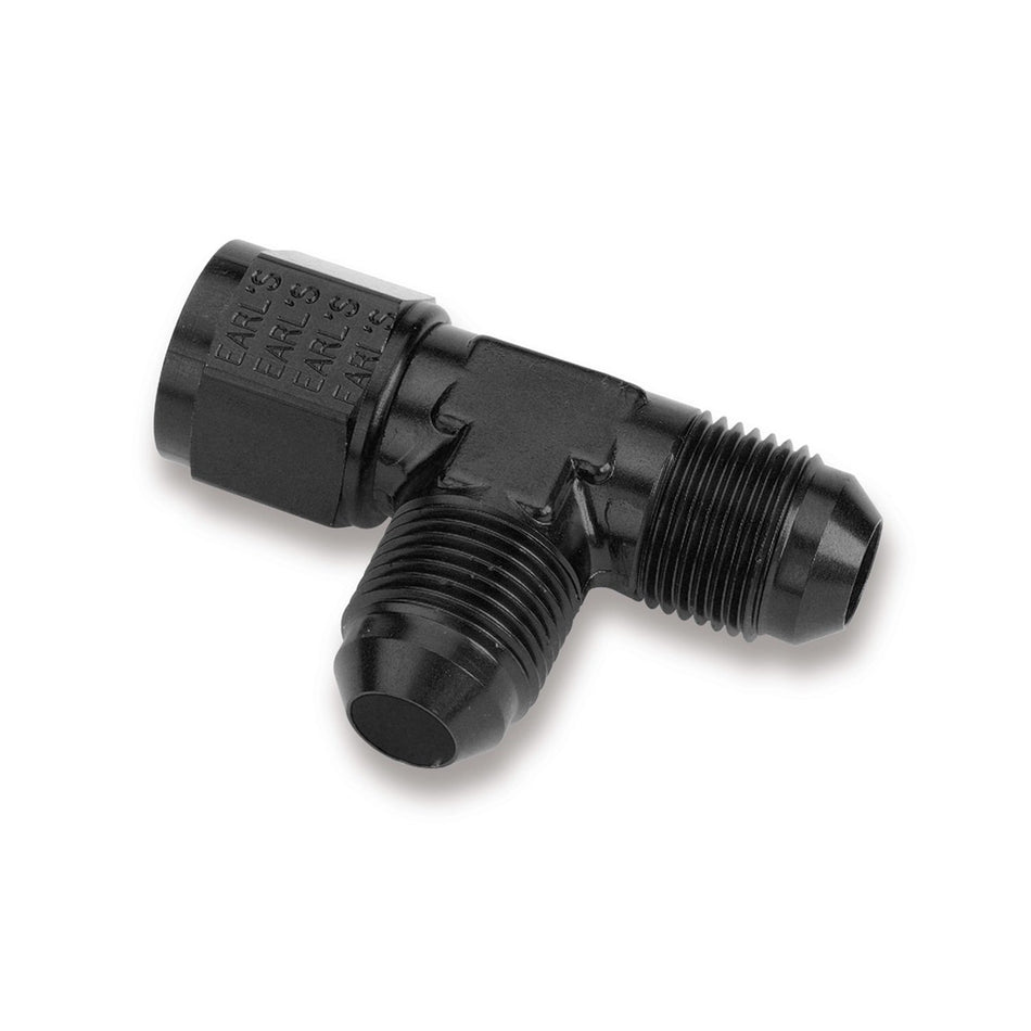 Earl's Black -10 T Female An Swivel/Run