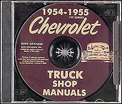 bishko automotive literature 1954 Chevrolet Pickup Truck Shop Service Repair Manual CD Engine Wiring OEM