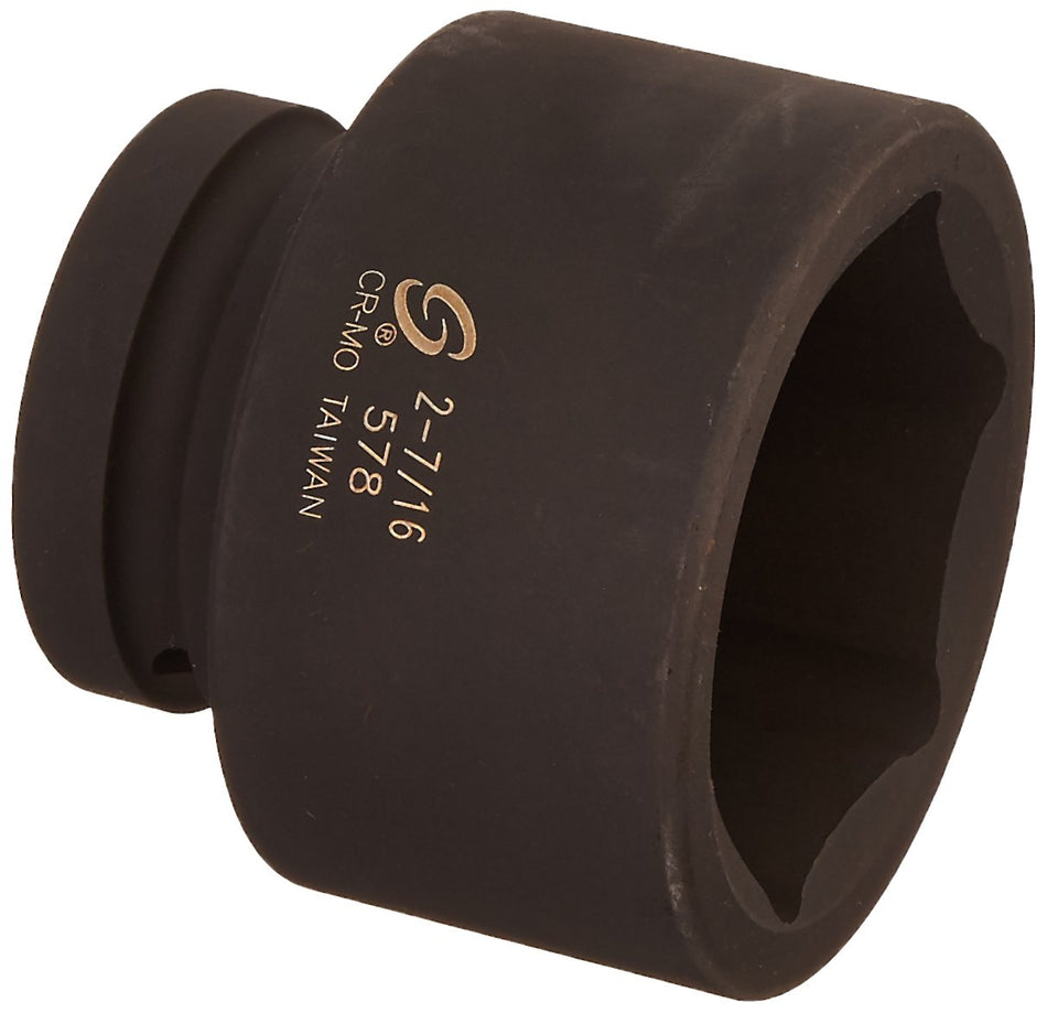 Sunex 0578 1-Inch Drive 2-7/16-Inch Impact Socket