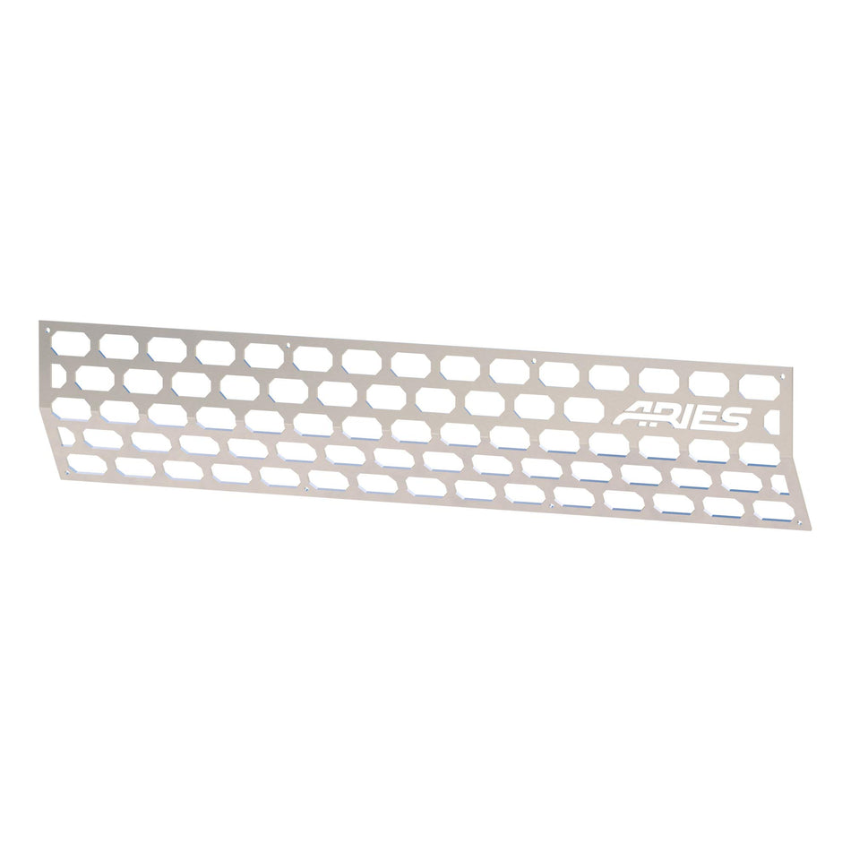ARIES 2055192 AdvantEDGE Paintable Aluminum Cover Plate for Bull Bar Without LEDs