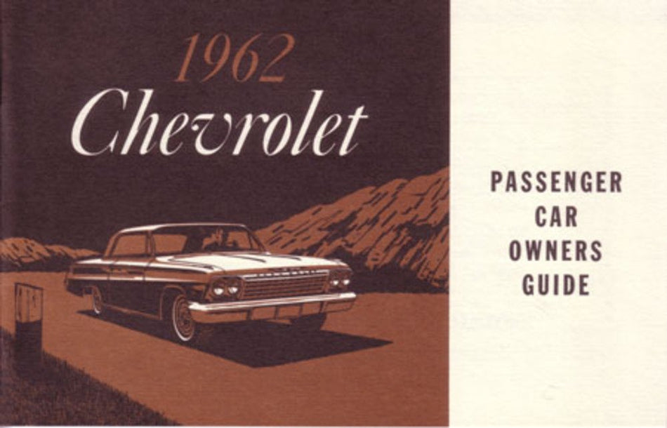 bishko automotive literature 1962 Chevrolet Belaire Biscayne Impala Owners Manual User Guide Operator Book