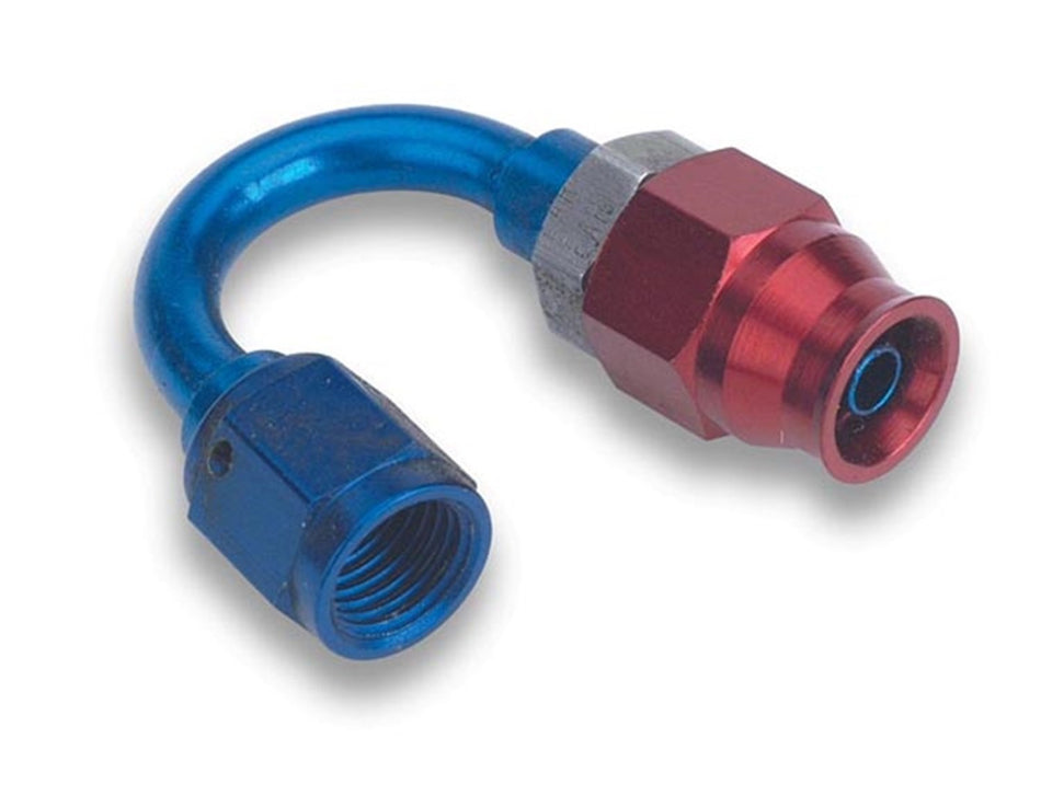 Earl's 618104ERLP Hose End (#4 an Stl 180 Deg TFE)
