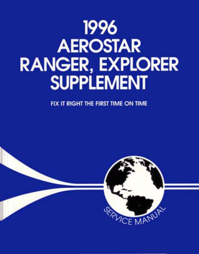 bishko automotive literature 1996 Aerostar Explorer Ranger Shop Service Repair Manual Supplement OEM