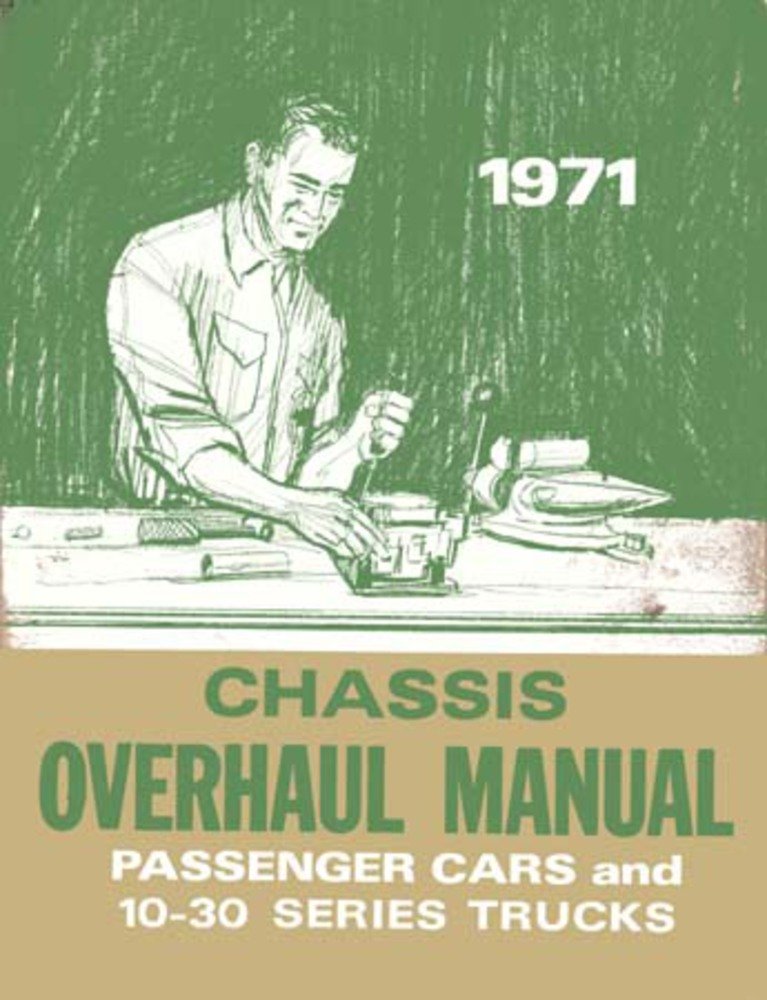 bishko automotive literature 1971 Chevrolet Car Truck Unit Repair Overhaul Rebuild Shop Service Repair Manual