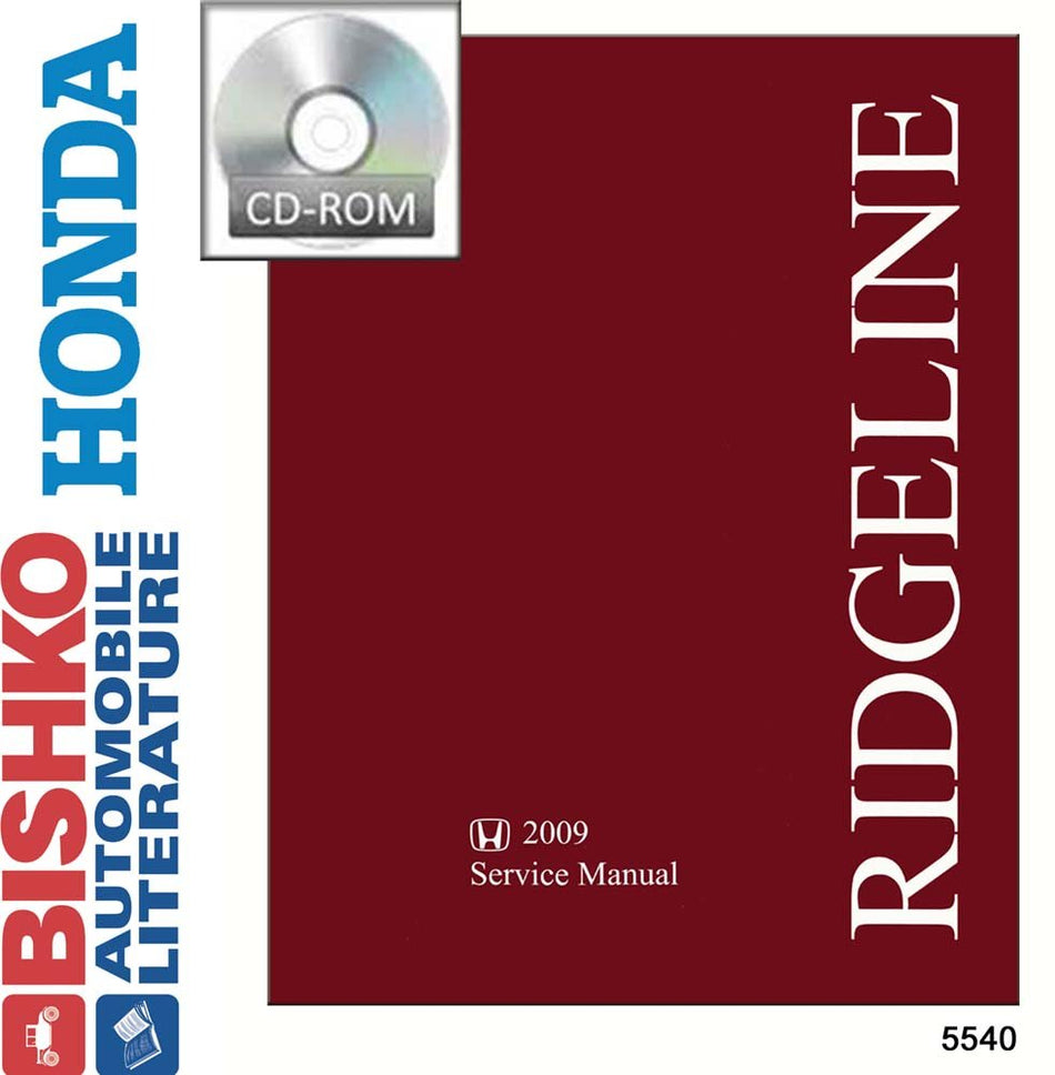 bishko automotive literature - Shop Service Repair Manual CD Engine Drivetrain Wiring OEM for The 2009 Honda Ridgeline