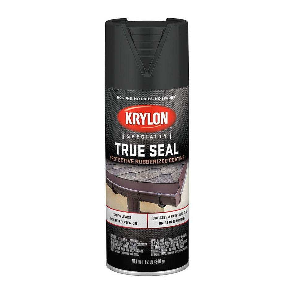 Krylon 2701 True Seal Black Rubberized Coating - 12 oz. Aerosol