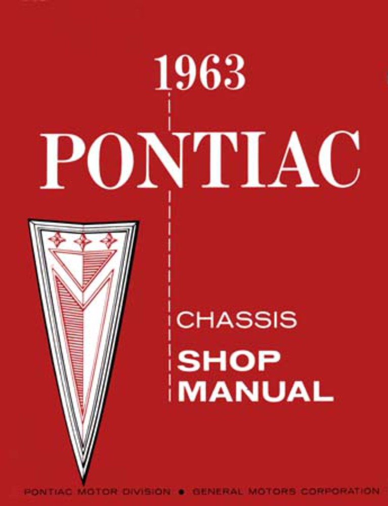 bishko automotive literature 1963 Pontiac Bonneville Catalina Shop Service Repair Manual Book Engine