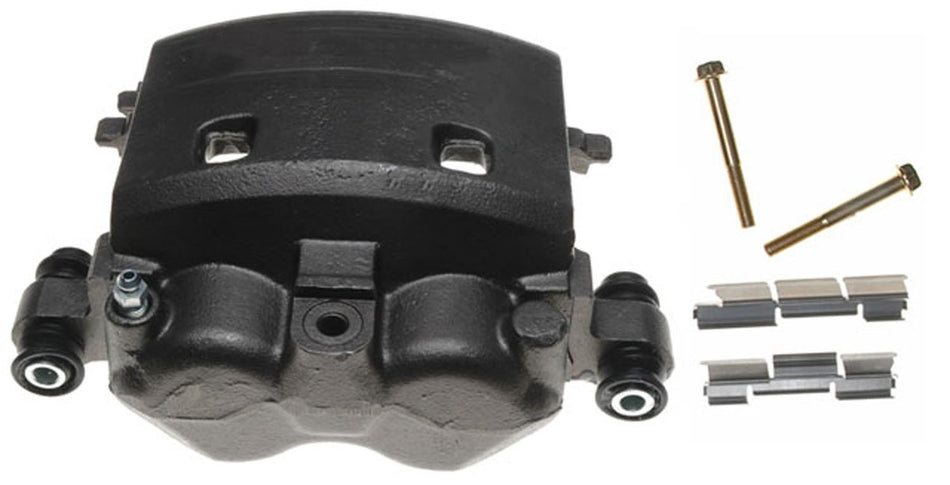 ACDelco Gold 18FR1938 Rear Passenger Side Disc Brake Caliper Assembly (Friction Ready Non-Coated), Remanufactured