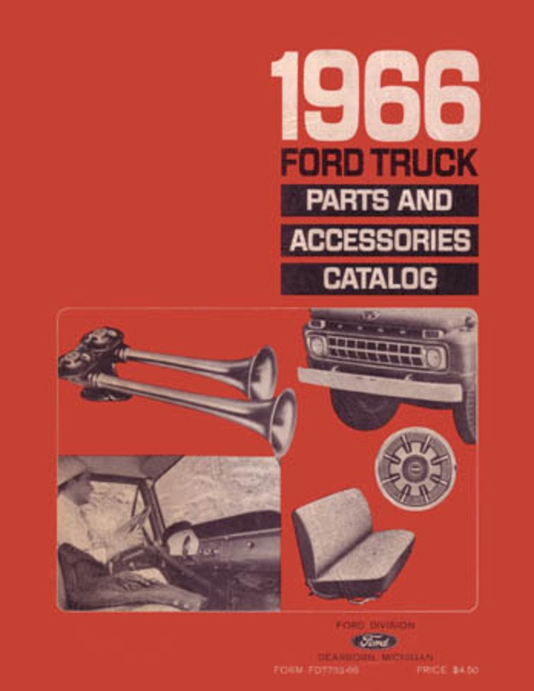 bishko automotive literature 1966 Ford Truck Part Numbers Book List Catalog Interchange Drawings